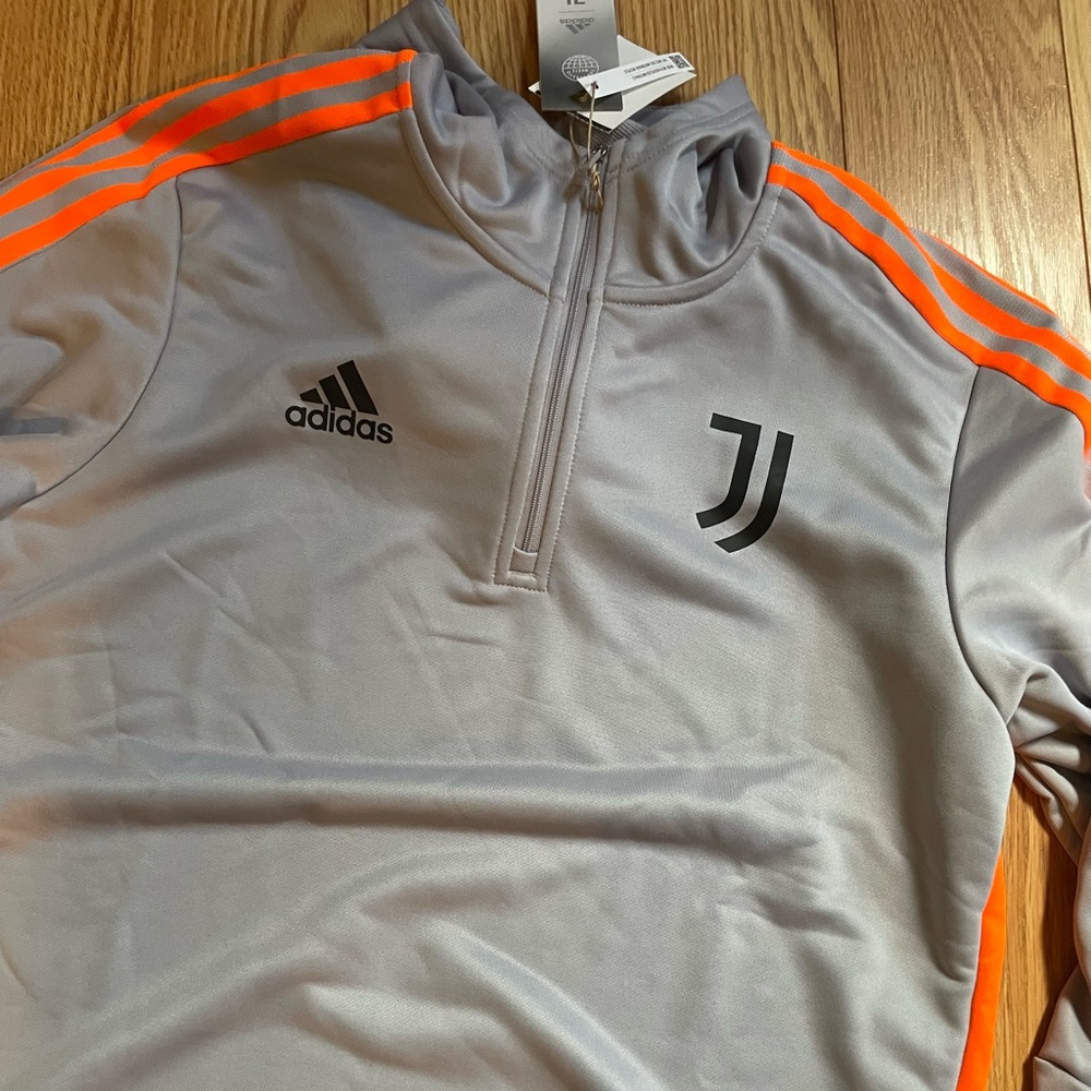 NWT Juventes Hooded Warmup Top - Adidas - Large